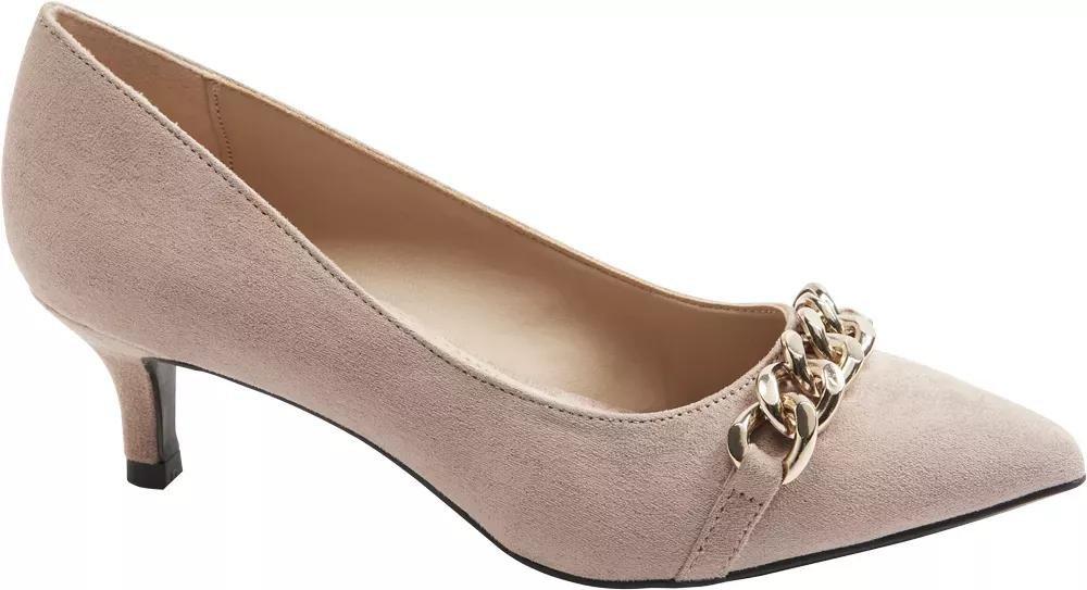 Pink Metallic Braided Heels, , large image number 1