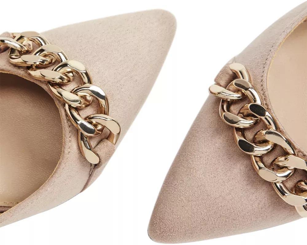 Pink Metallic Braided Heels, , large image number 6
