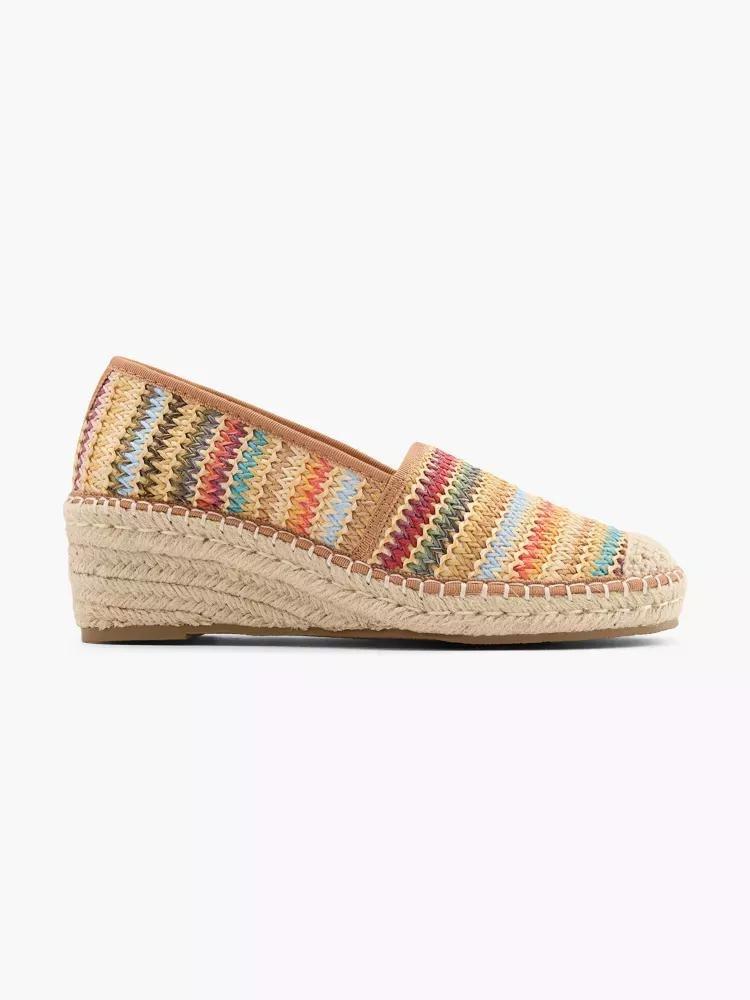 Multicolour Heeled Espadrille, , large image number 0