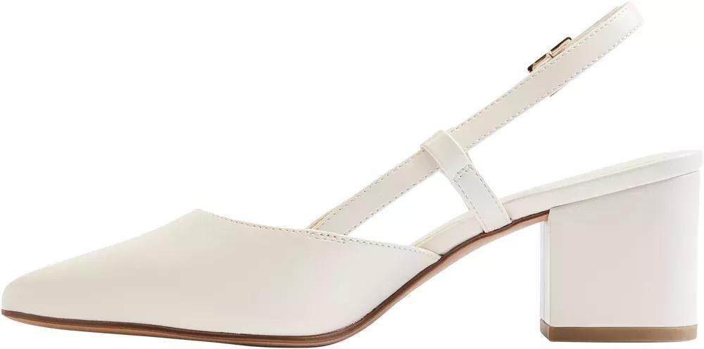 White Slingback Heels, , large image number 3