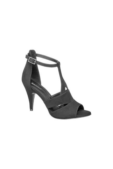 Graceland Heels Black Synthetic over 70, , large image number 0