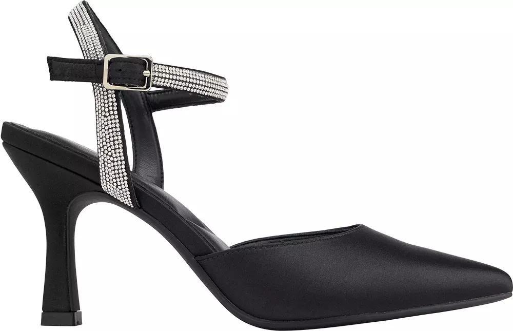 Black Round Toe Heels, , large image number 1