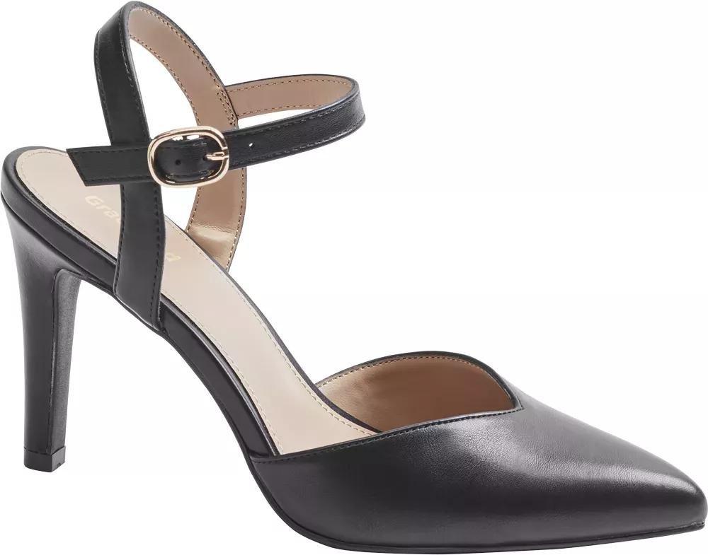Black Pointed Toe Heels, , large image number 1