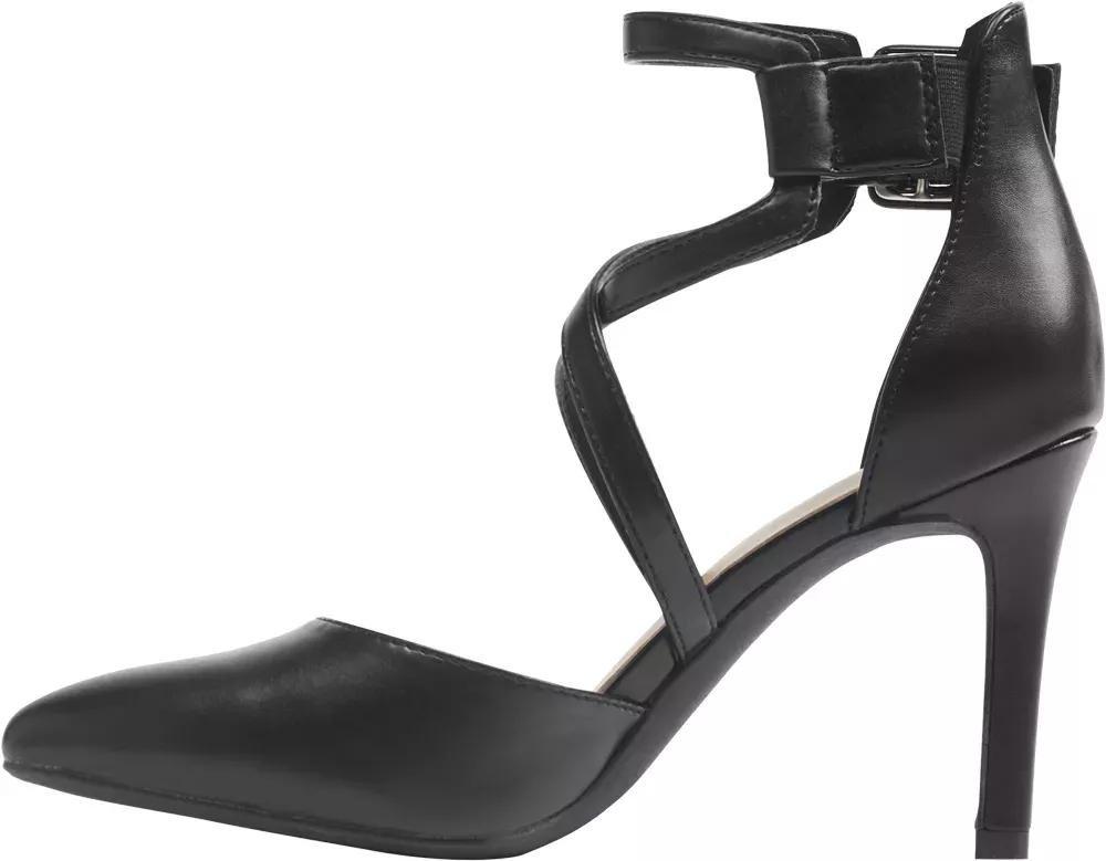 Black Strappy Pointed Heels, , large image number 3