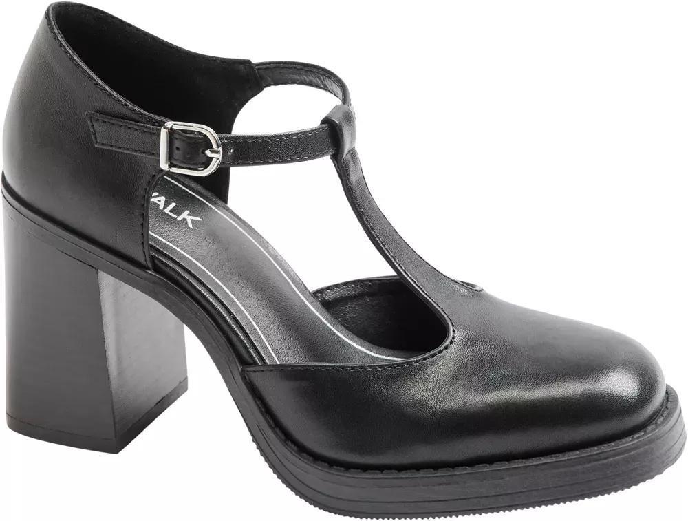 Black Heeled Shoe, , large image number 1
