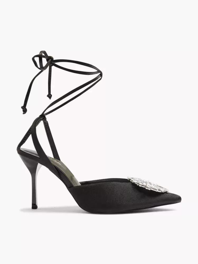Black Ankle Heels, , large image number 0