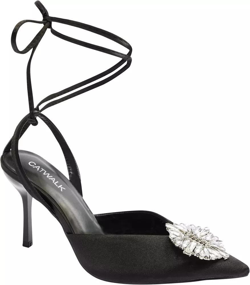 Black Ankle Heels, , large image number 1