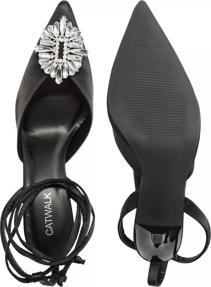 Black Ankle Heels, , large image number 4