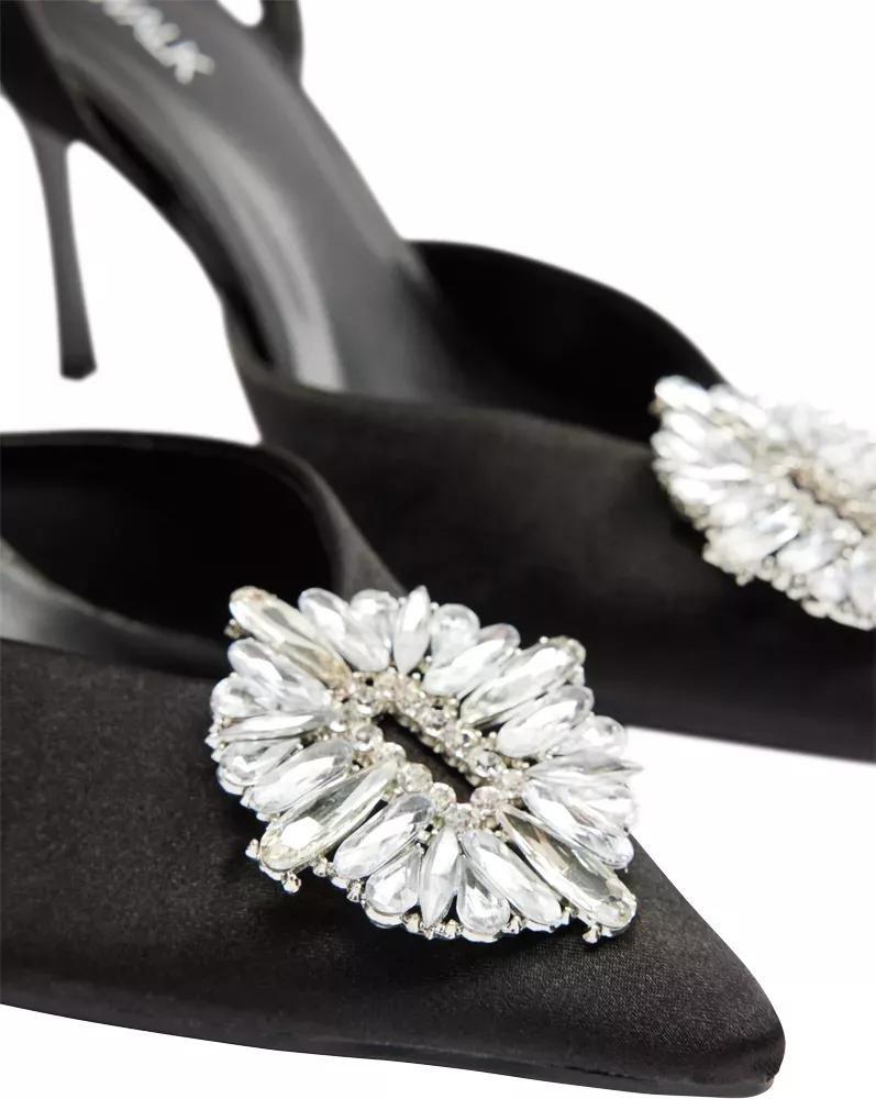 Black Ankle Heels, , large image number 6