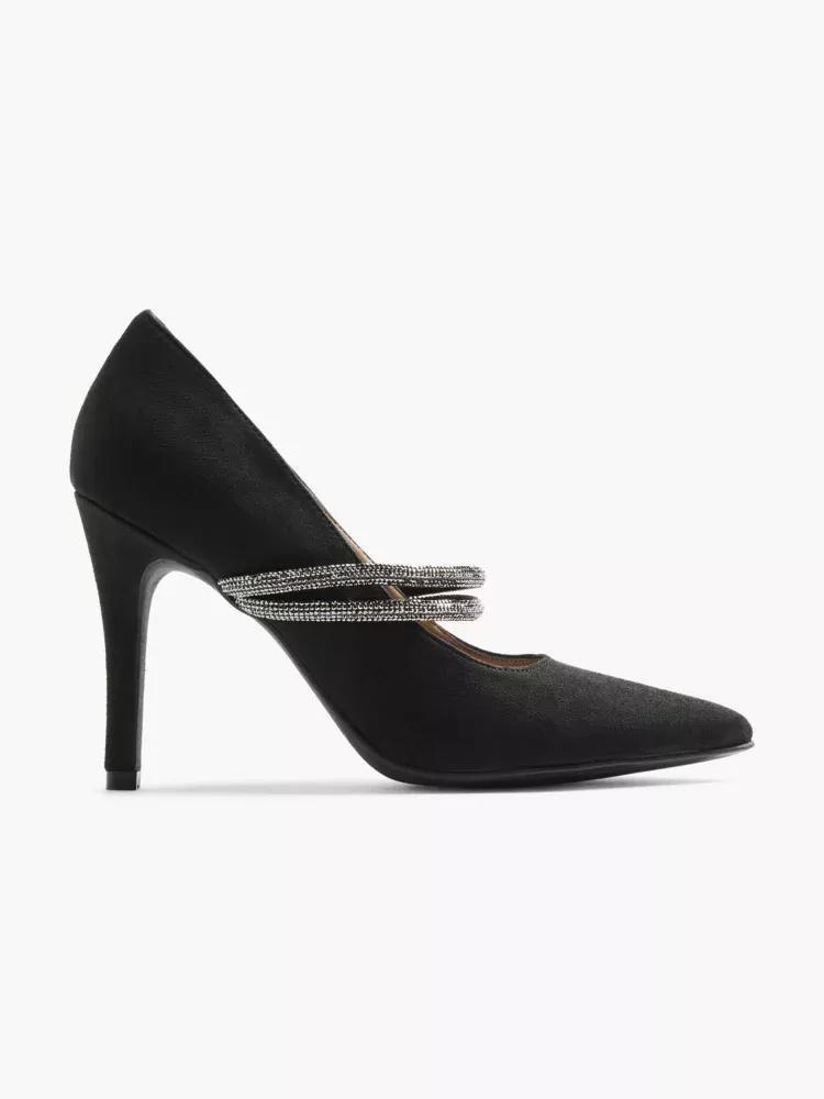 Black Catwalk Pumps, , large image number 0