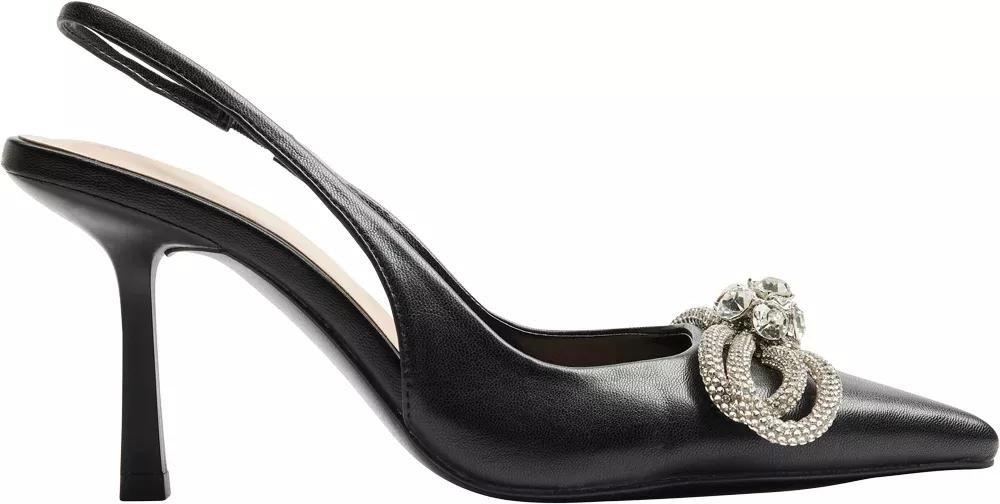 Black Slingback Pumps, , large image number 2