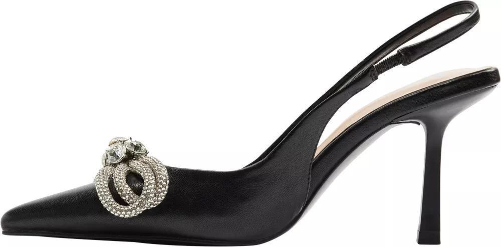 Black Slingback Pumps, , large image number 3