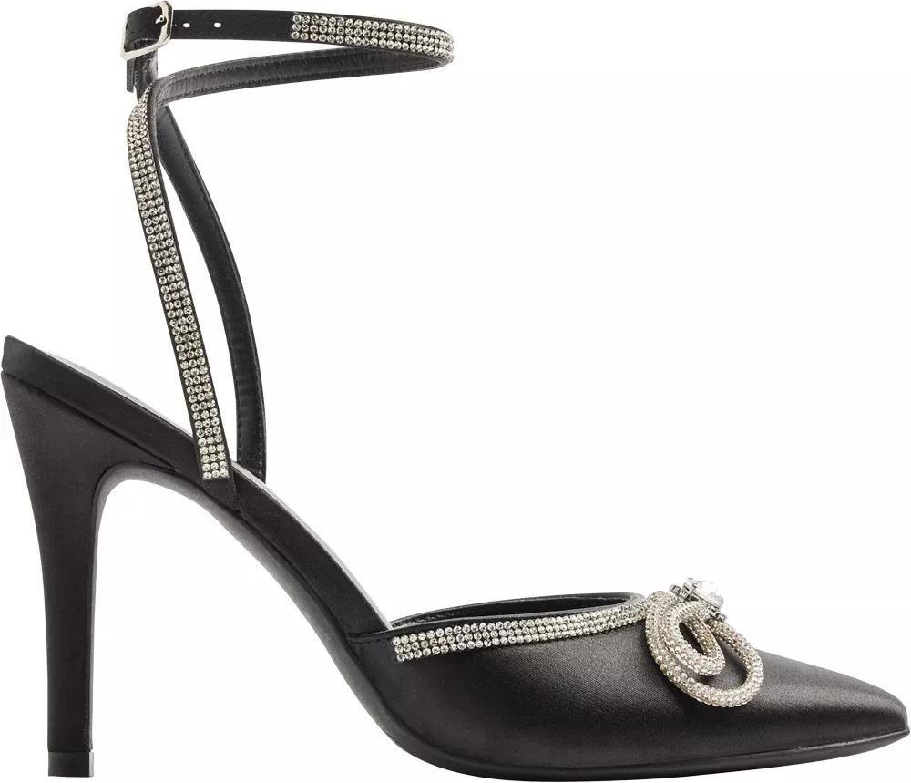 Black Stiletto Heeled Shoes, , large image number 1