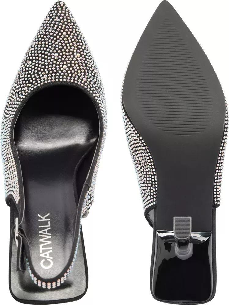 Black Slingback Heel, , large image number 4