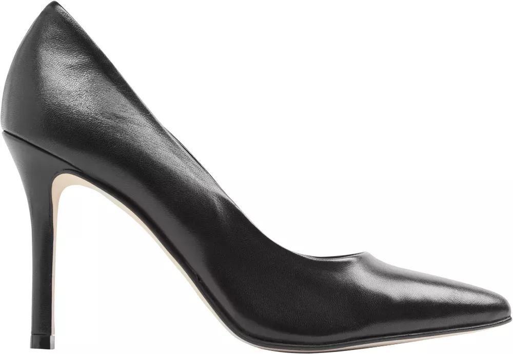 Black Leather Heels, , large image number 2