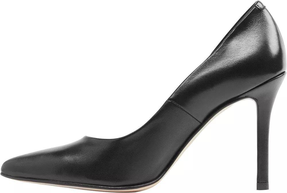 Black Leather Heels, , large image number 3