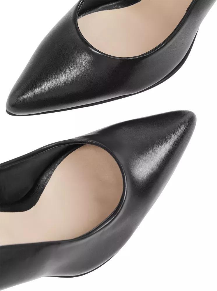 Black Leather Heels, , large image number 6
