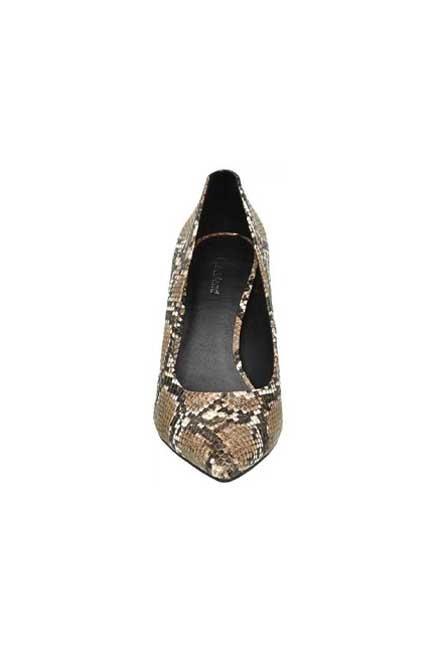 Beige Animal Print Pattern Pumps, Women, , large image number 1
