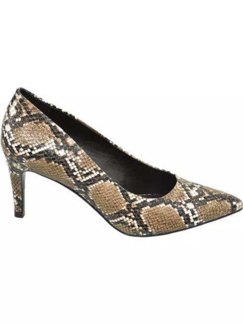 Beige Animal Print Pattern Pumps, Women, , large image number 2