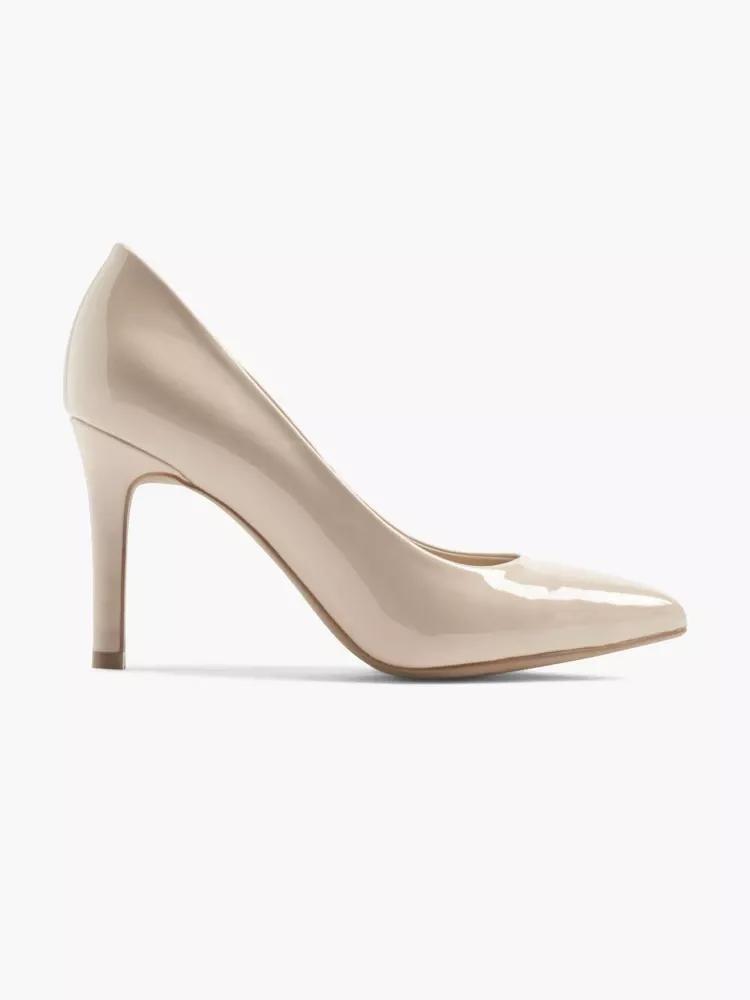 Nude Patent Heels, , large image number 0