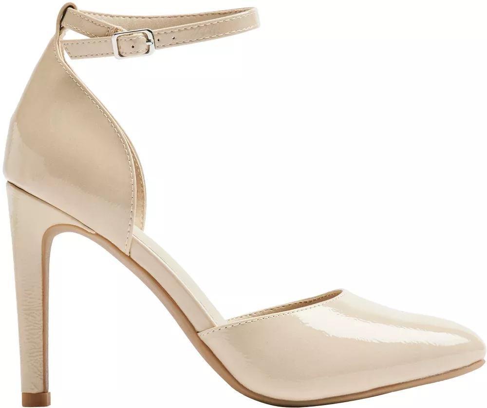 Cream Pointed Toe Heels, , large image number 2
