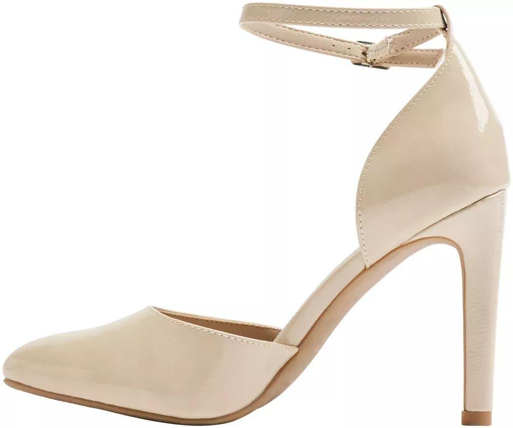 Cream Pointed Toe Heels, , large image number 3