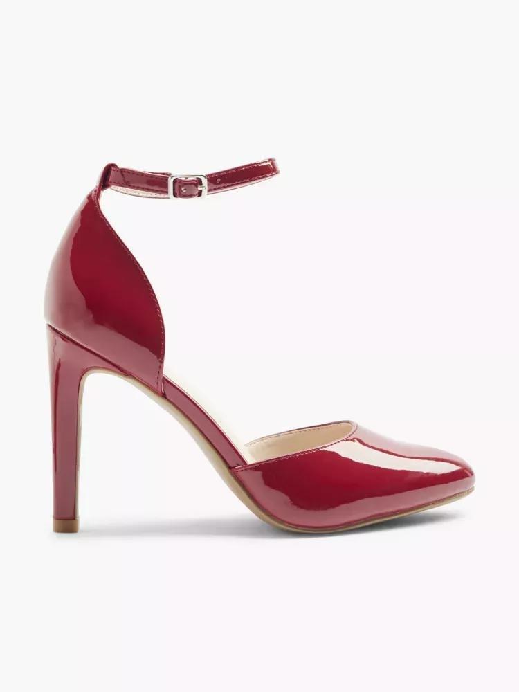 Red Pointed Toe Heels, , large image number 0