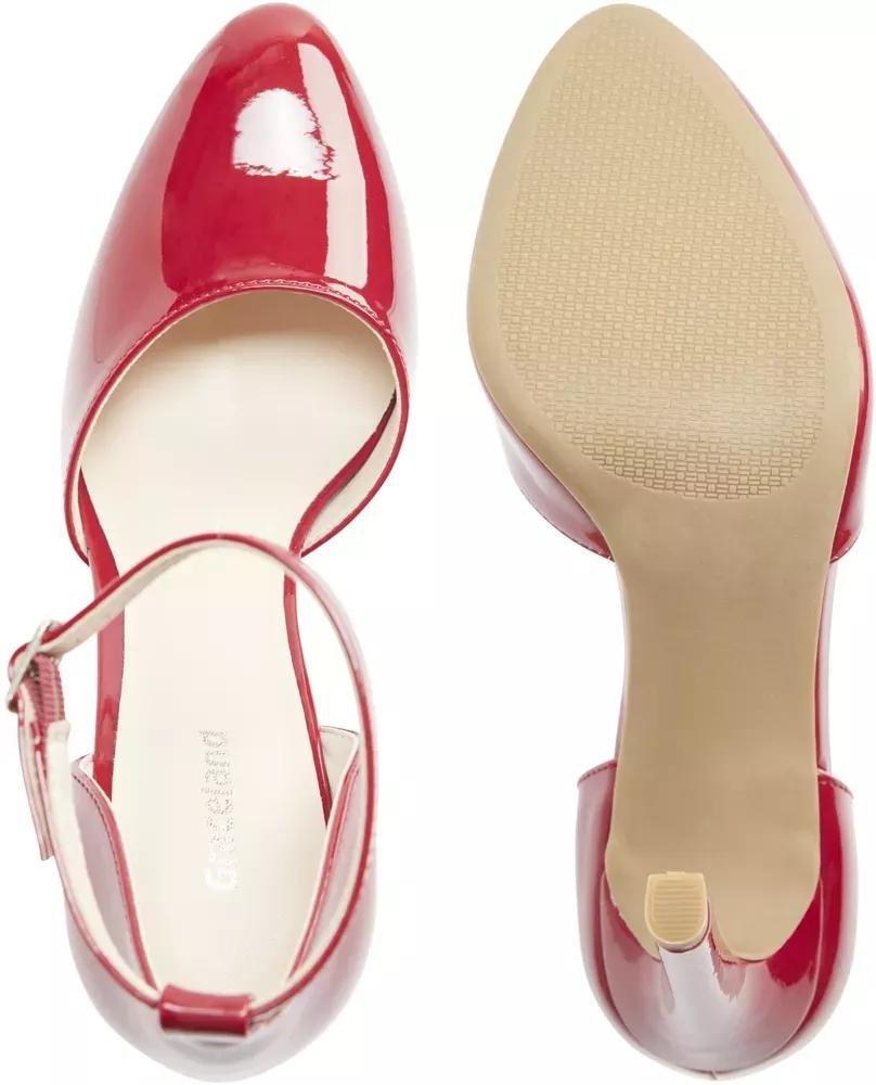 Red Pointed Toe Heels, , large image number 4