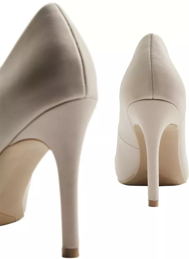 White Pointed Toe Heels, , large image number 5