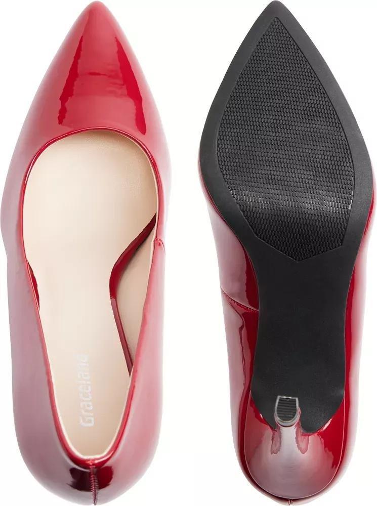 Red Pointed Toe Heels, , large image number 4