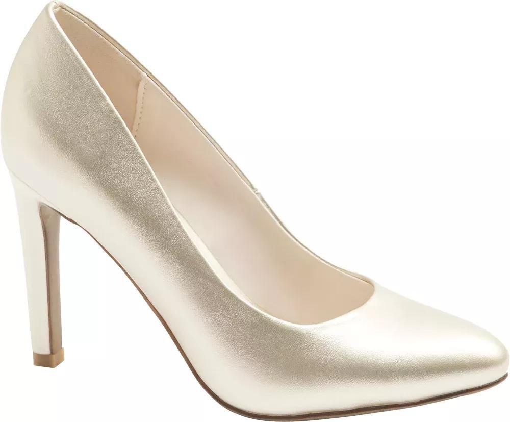 White Pointed Toe Heels, , large image number 1