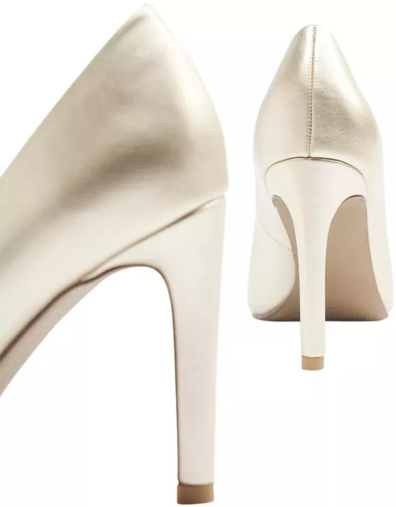 White Pointed Toe Heels, , large image number 5
