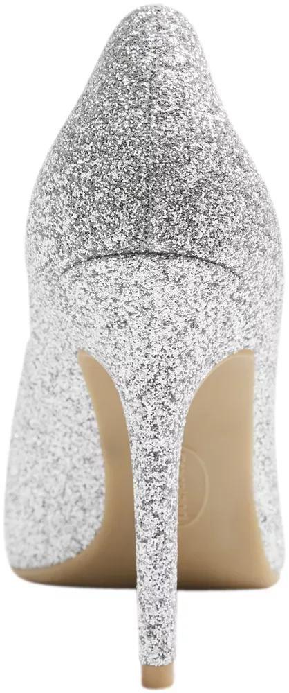 Grey Glitter Stiletto High Heel, , large image number 5