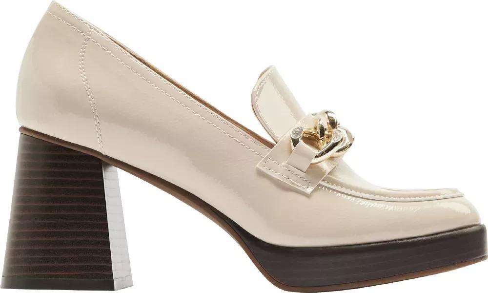 Beige Synthetic Heels, , large image number 2