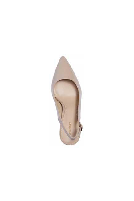 Beige Slingback Stiletto Court Pumps, Women, , large image number 1