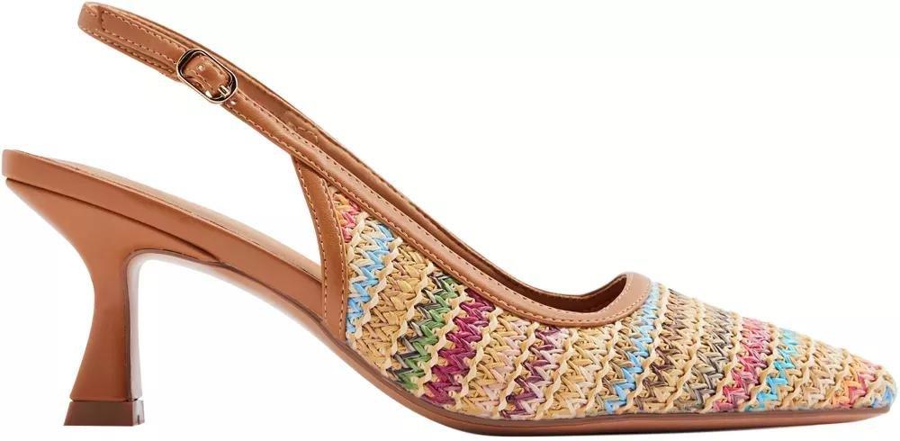 Multicolour Ankle Strap Pumps, , large image number 1
