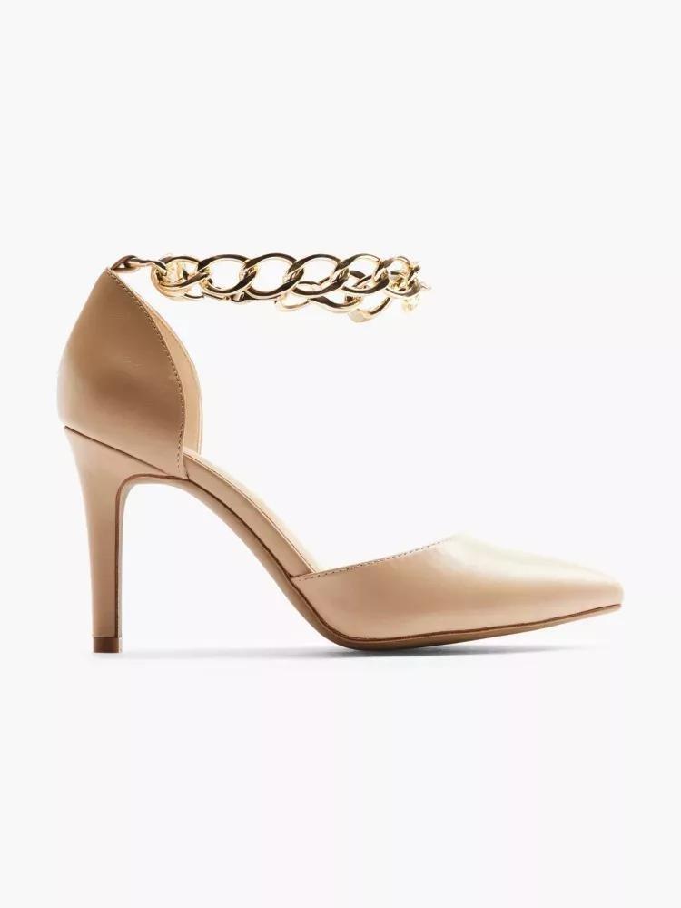 Beige High Heel Shoe, , large image number 1