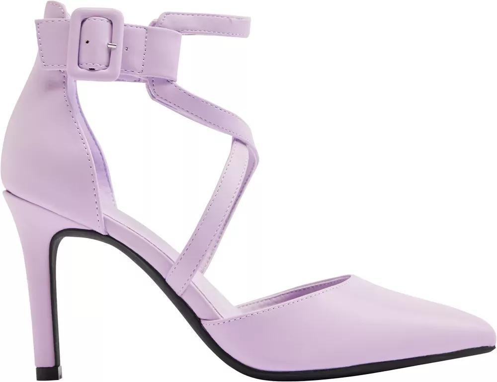 Purple Ankle Buckle Pumps, , large image number 1