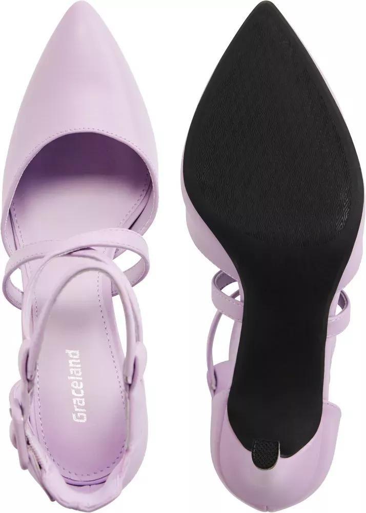 Purple Ankle Buckle Pumps, , large image number 4