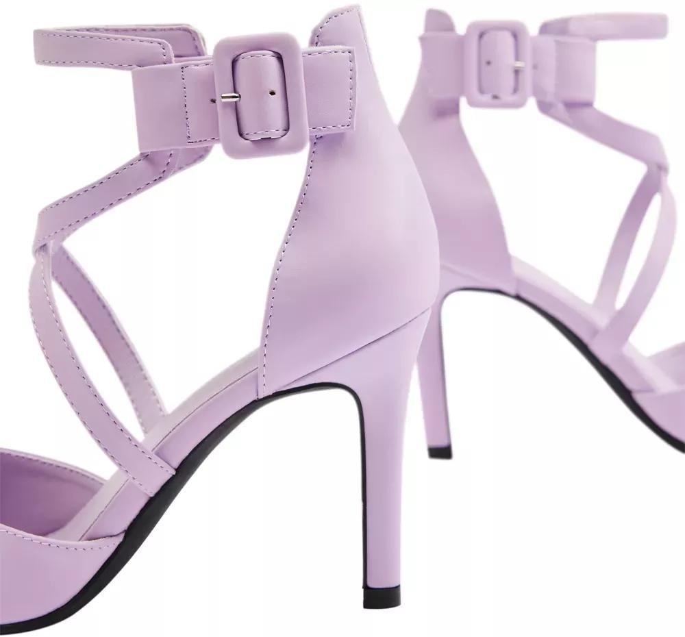 Purple Ankle Buckle Pumps, , large image number 6