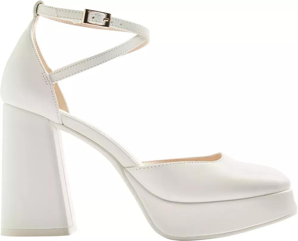 White Platform Heel, , large image number 1