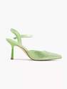 CTW - Green Diamante Ankle Strap Heel