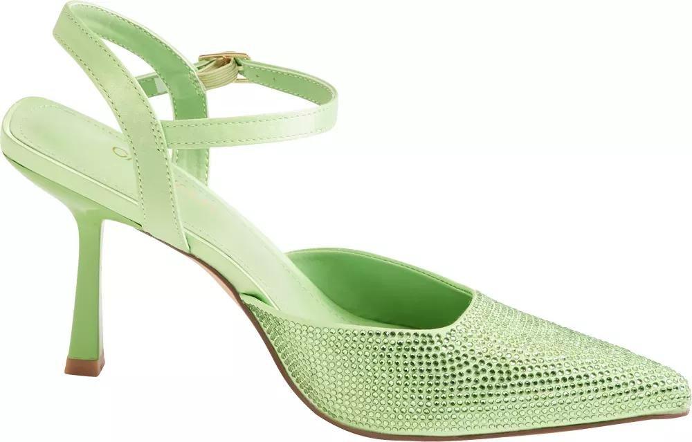 Green Ankle Strap Heel, , large image number 1