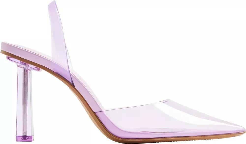 Purple Sheer Slingback Pumps, , large image number 2