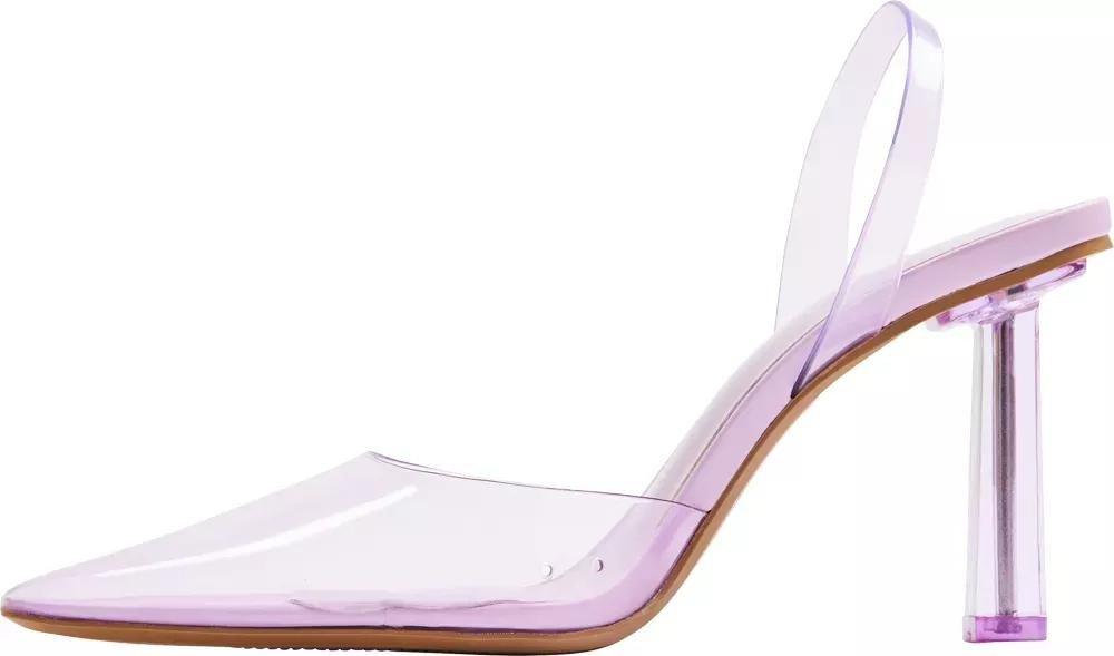 Purple Sheer Slingback Pumps, , large image number 3