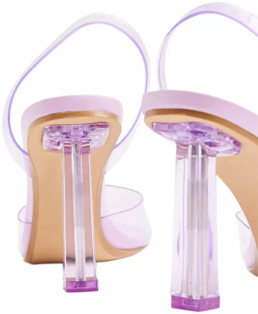 Purple Sheer Slingback Pumps, , large image number 5