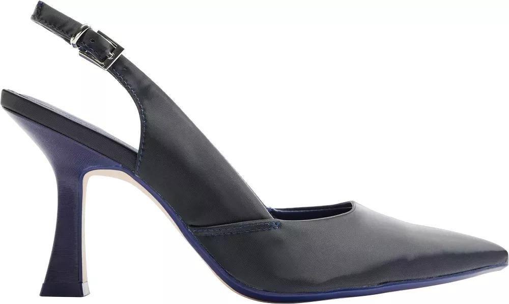 Navy Slingback Pumps, , large image number 2