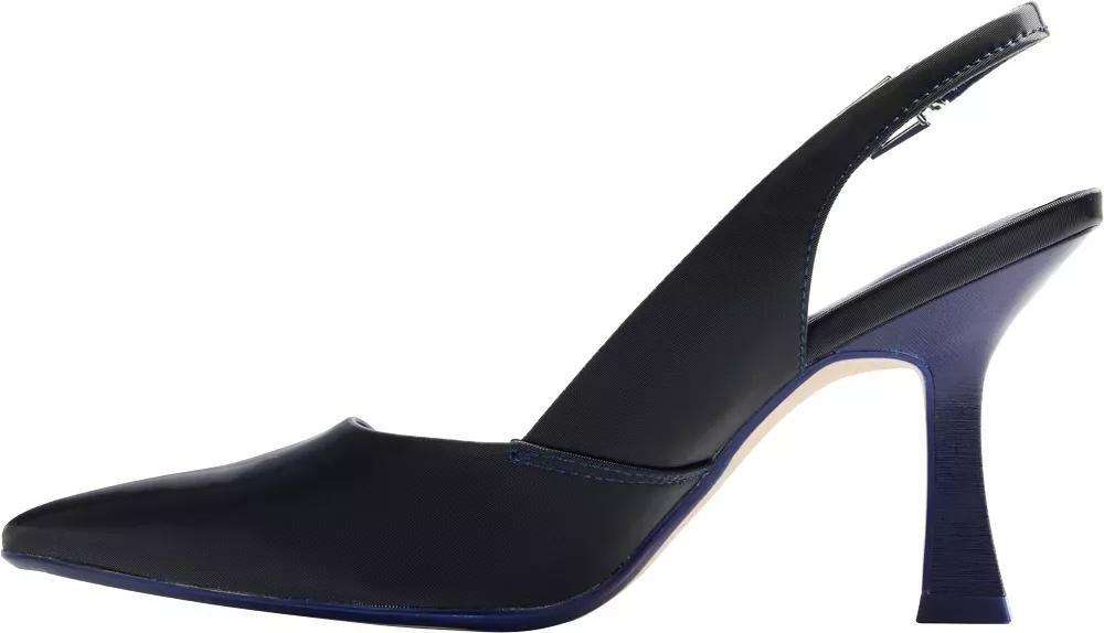 Navy Slingback Pumps, , large image number 3