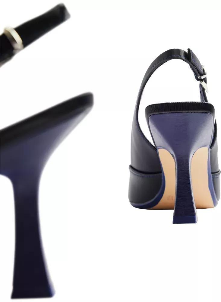 Navy Slingback Pumps, , large image number 5