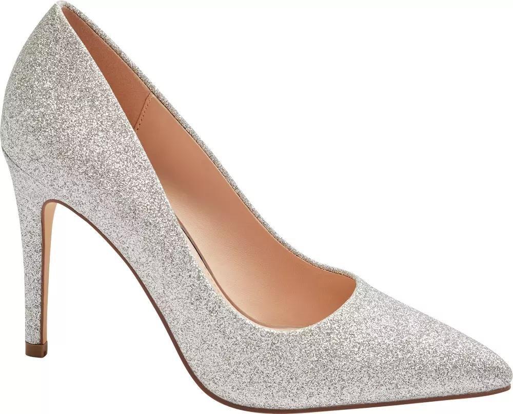 Silver Shiny High Heels, , large image number 1